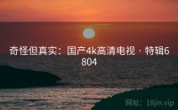 奇怪但真实：国产4k高清电视 · 特辑6804