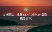 杏林影站 _ 投屏-DLNA-AirPlay 指南（镜像合辑）
