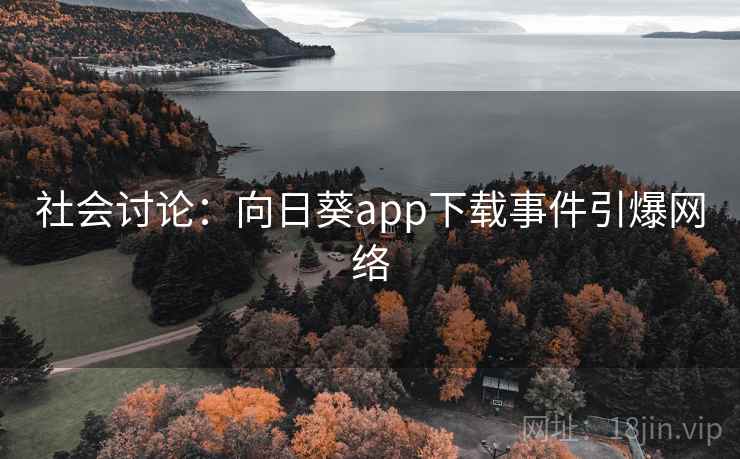 社会讨论：向日葵app下载事件引爆网络